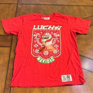 Red Lucha Libre Graphic Tee